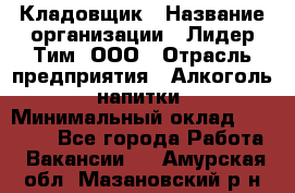 Кладовщик › Название организации ­ Лидер Тим, ООО › Отрасль предприятия ­ Алкоголь, напитки › Минимальный оклад ­ 20 500 - Все города Работа » Вакансии   . Амурская обл.,Мазановский р-н